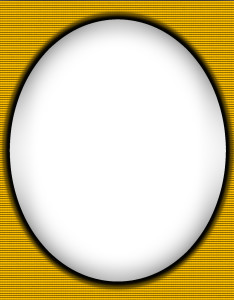 Portada de Word color Naranja con Circulo tipo Espejo Portada de Word color Naranja con Circulo tipo Espejo