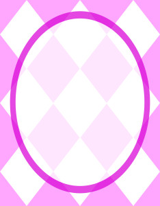 Caratula Rosado con patrón de rombos Caratula Rosado con patrón de rombos