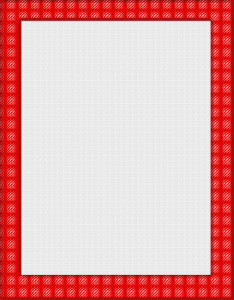 Portadas de Word: Colección N° 1 - #8 caratula borde rojo con estilo