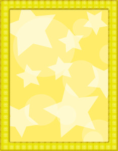 caratula escolar borde amarillo con fondo de estrellas y circulos caratula escolar borde amarillo con fondo de estrellas y circulos