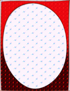 Portadas de Word: Colección N° 1 - #8 caratula para borde circular rojo