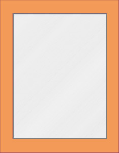 Caratula de color Naranja claro con borde grueso Caratula de color Naranja claro con borde grueso