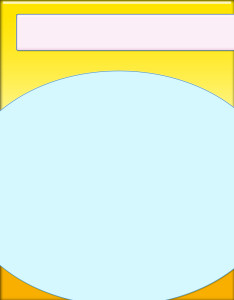 Caratula fondo amarillo contorno ovalado Caratula fondo amarillo contorno ovalado