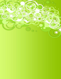 Caratula color verde con estilo de circulos