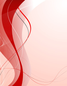 Portadas de Word: Colección N° 1 - #8 Portada fondo rojo con vectores abstractos