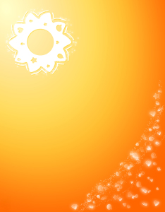 Portada de Color Naranja y Amarillo con diseño abstracto tipo Sol Portada de Color Naranja y Amarillo con diseño abstracto tipo Sol