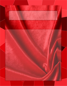 Portadas de Word: Colección N° 1 - #8 caratula de fondo rojo con estilo en borde