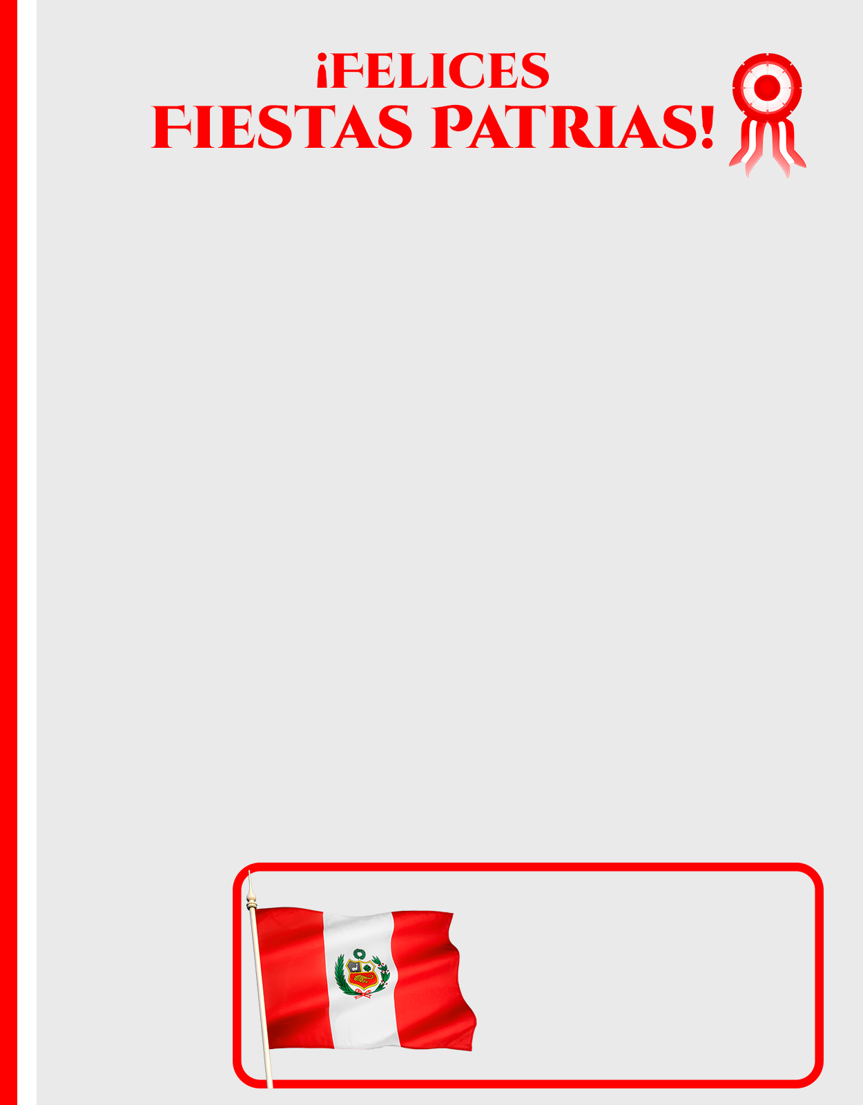 5 Caratulas de Fiestas Patrias Peruanas ?⚪? para este 28 de Julio