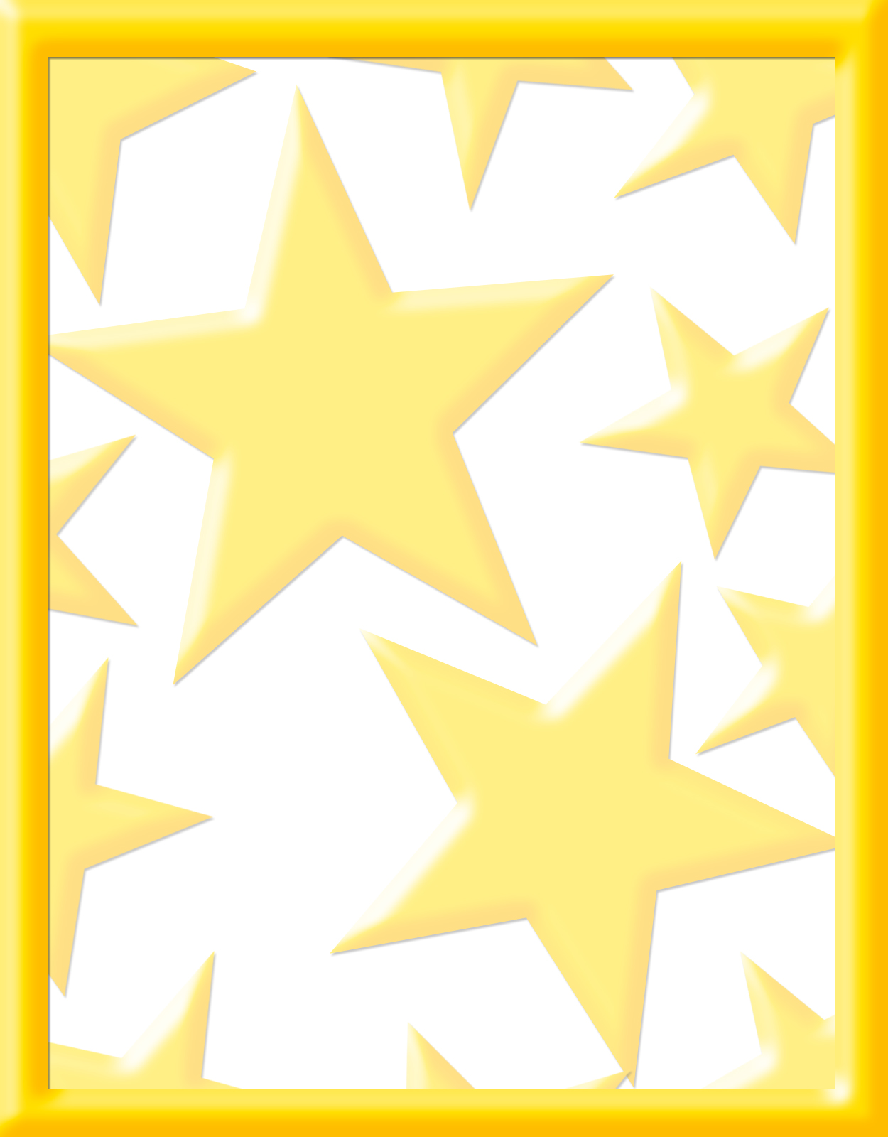 Excelente modelo de caratulas con diseño de ⭐ estrellas